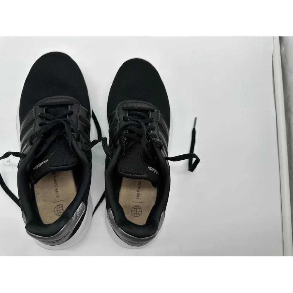Adidas Lite Racer 3.0 Mens Running Shoes Black White Silver GY0699 Size 8
